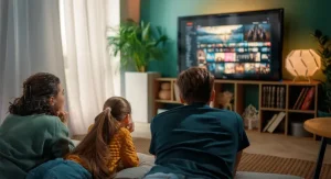 Apple TV living room