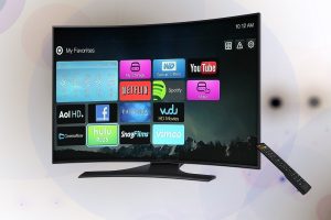 Android TV in modern living room