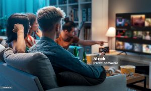 smart tv living room