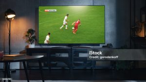 sports watching television