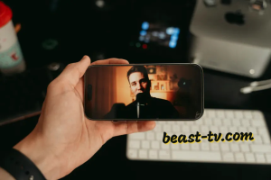 watching video on phone
