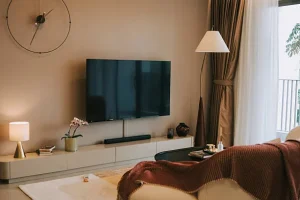 modern living room tv